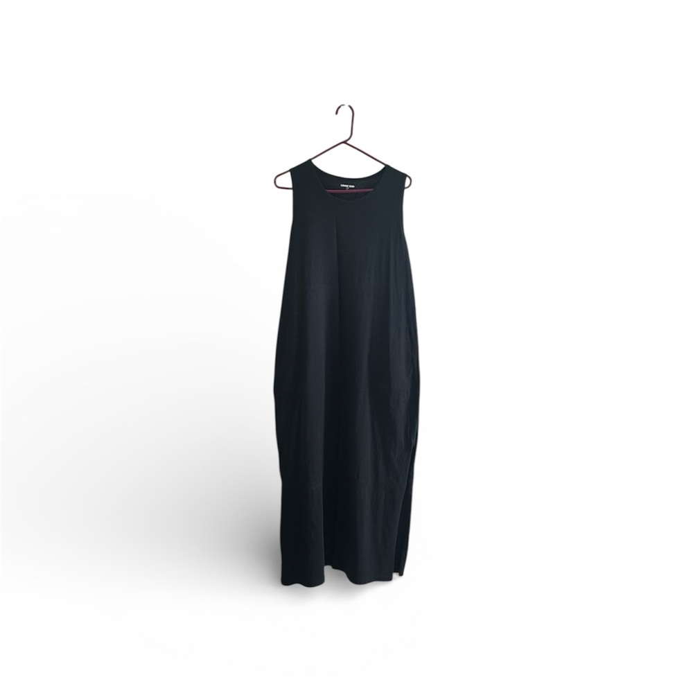 Lands' End Classic Black Maxi Dress